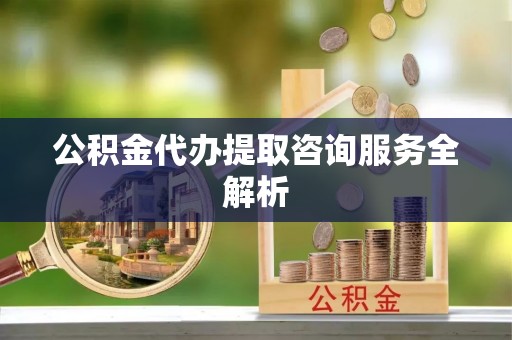 驻马店公积金代办提取咨询服务全解析